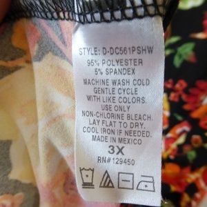 Fred David Dresses - Fred David 3X Black with Yellow/Orange Roses Dress Fred David Dresses - Fred David 3X Black with Yellow/Orange Roses Dress